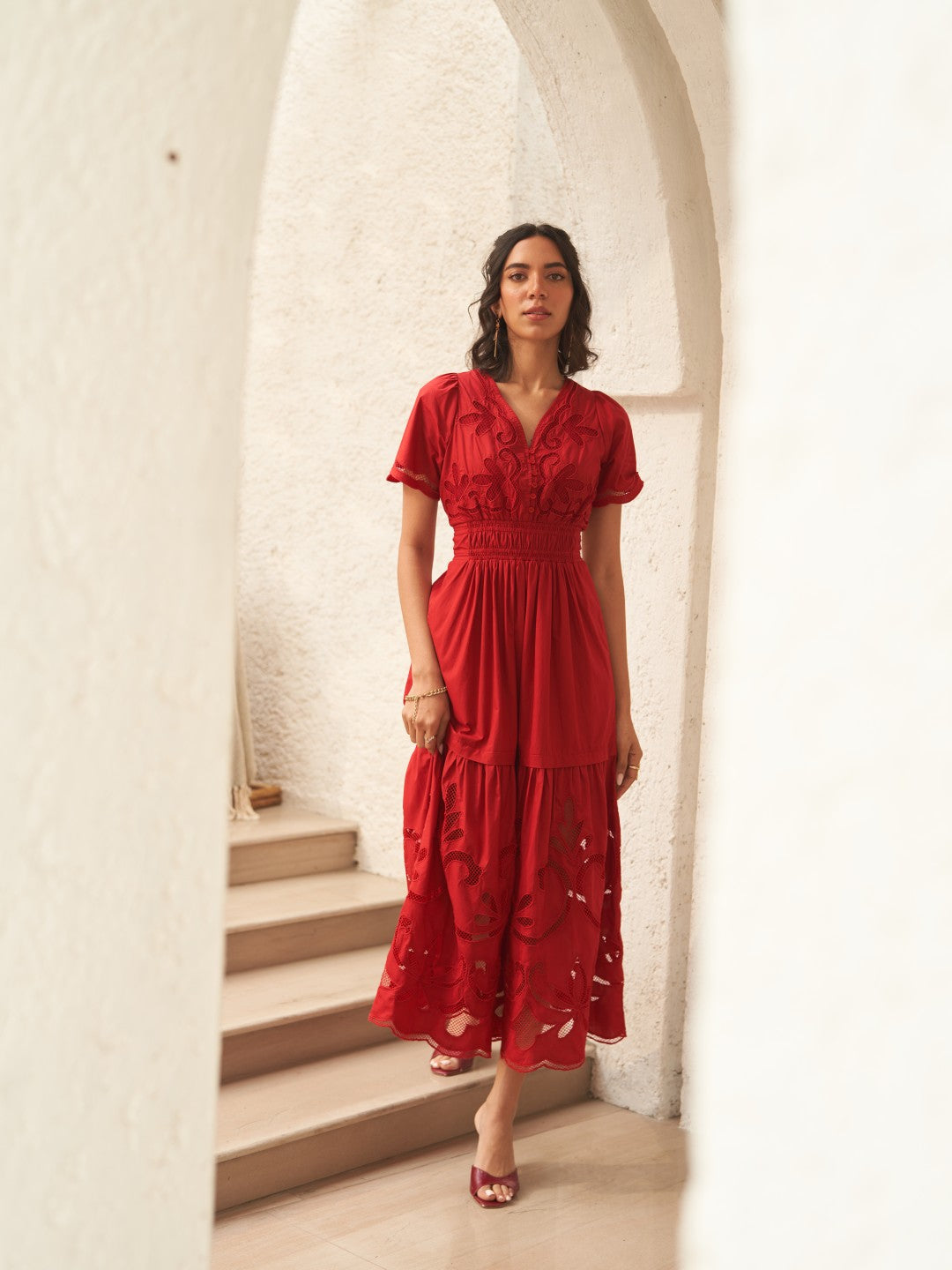 Tushita Mehta In Our Ava Red Dress