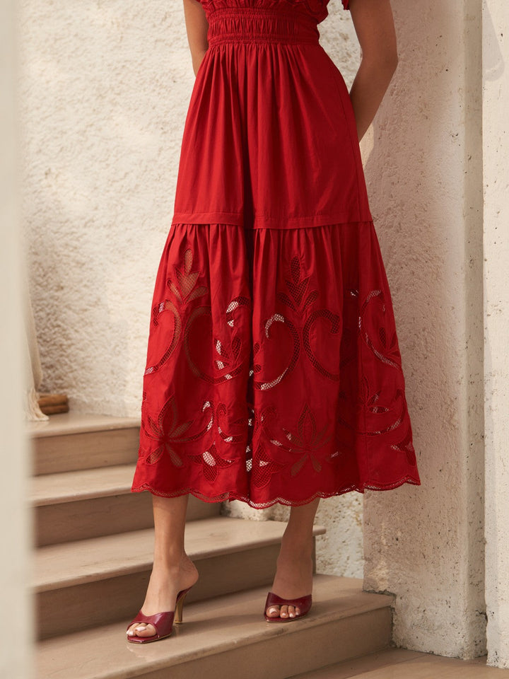 Tushita Mehta In Our Ava Red Dress