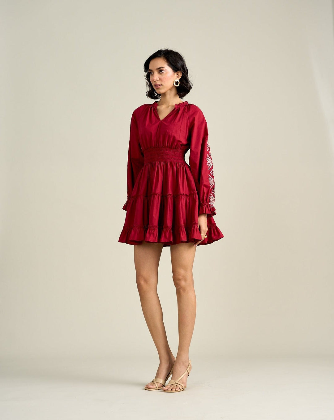 Ayushi Rajput In Our Stella Red Dress