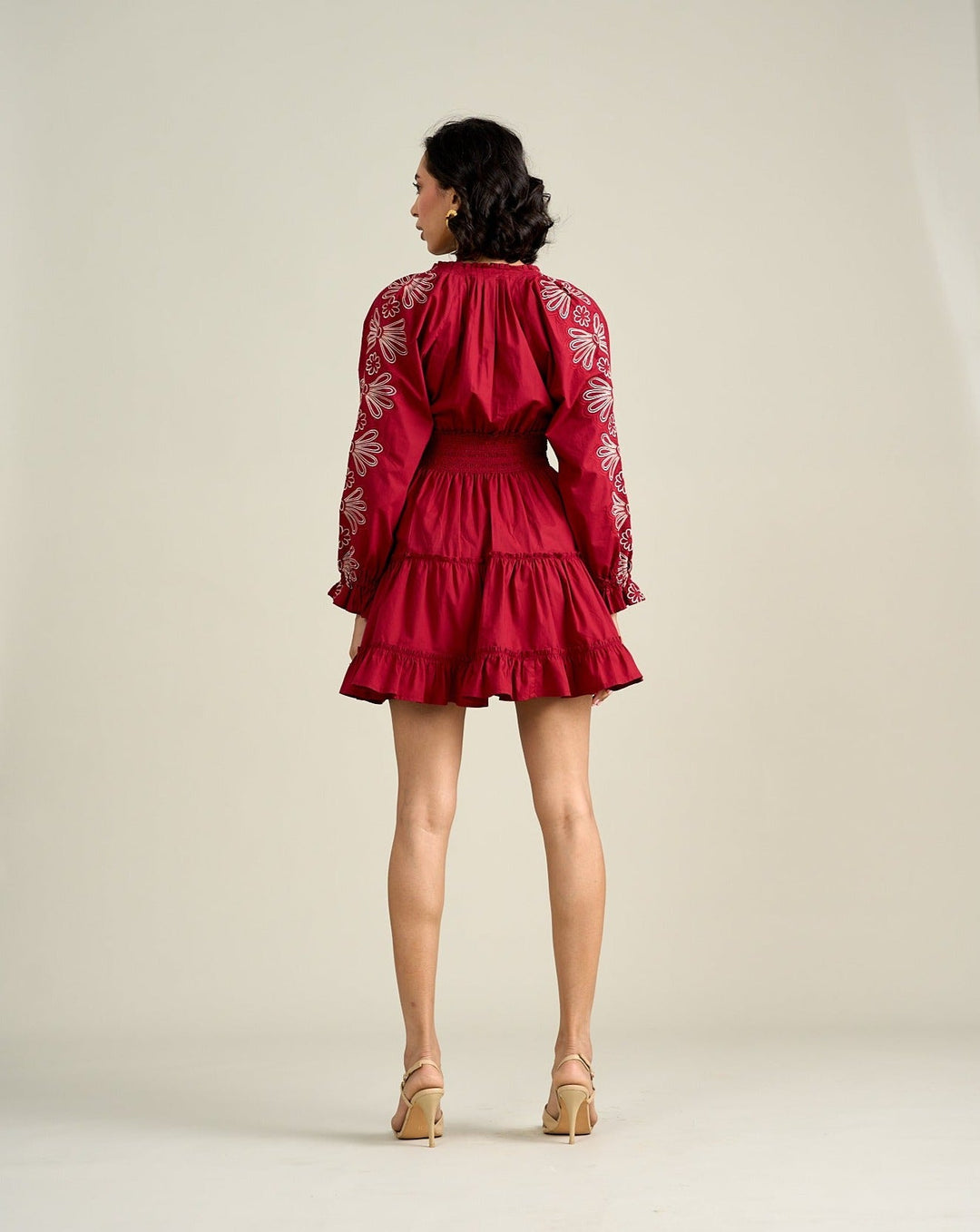 Ayushi Rajput In Our Stella Red Dress
