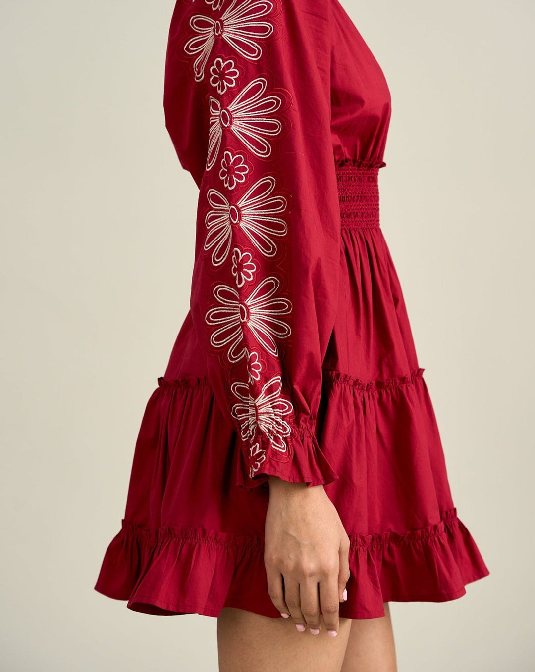 Ayushi Rajput In Our Stella Red Dress