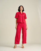 Tushita Mehta In Our Elsa Schiffli Top