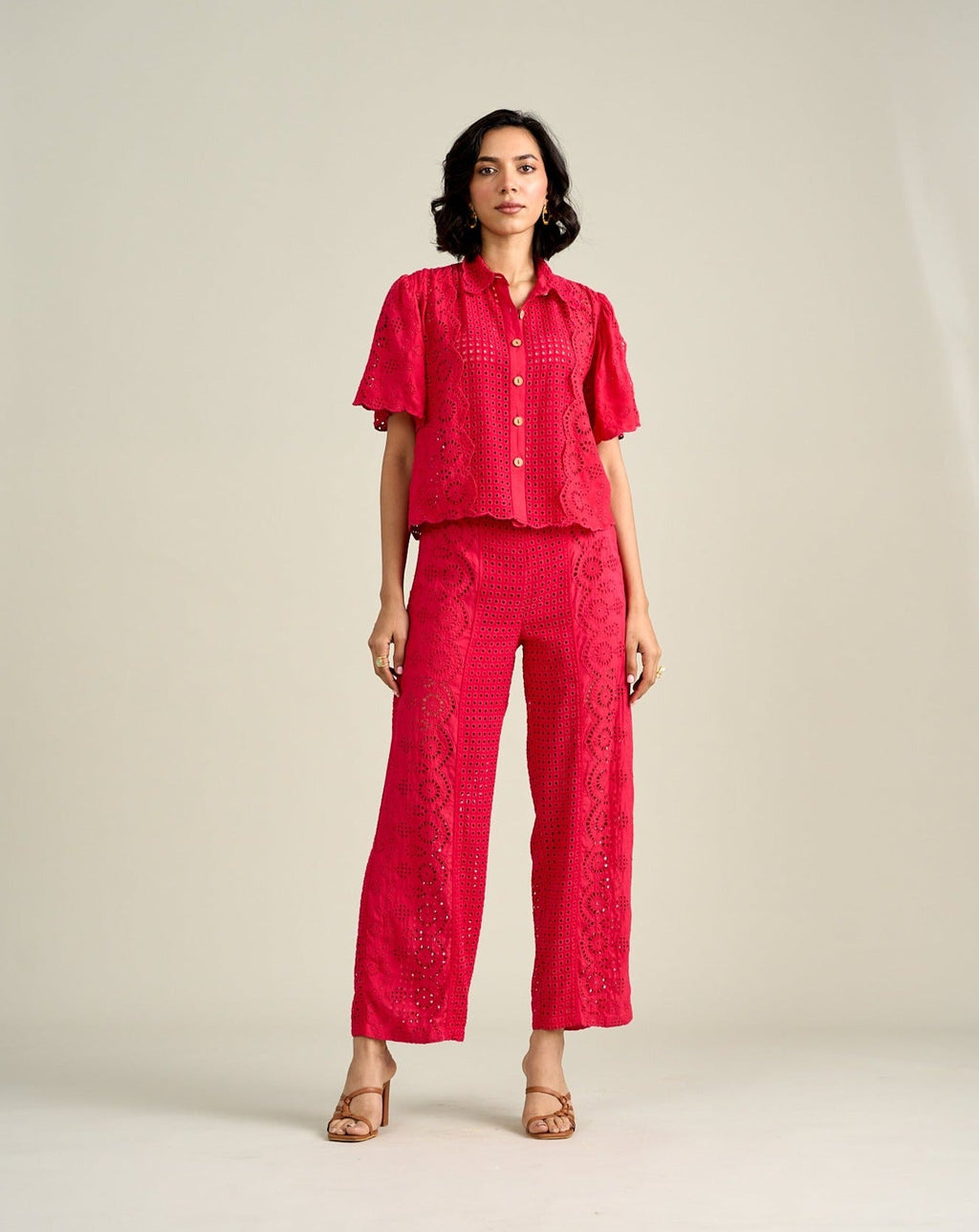 Tushita Mehta In Our Elsa Schiffli Pants