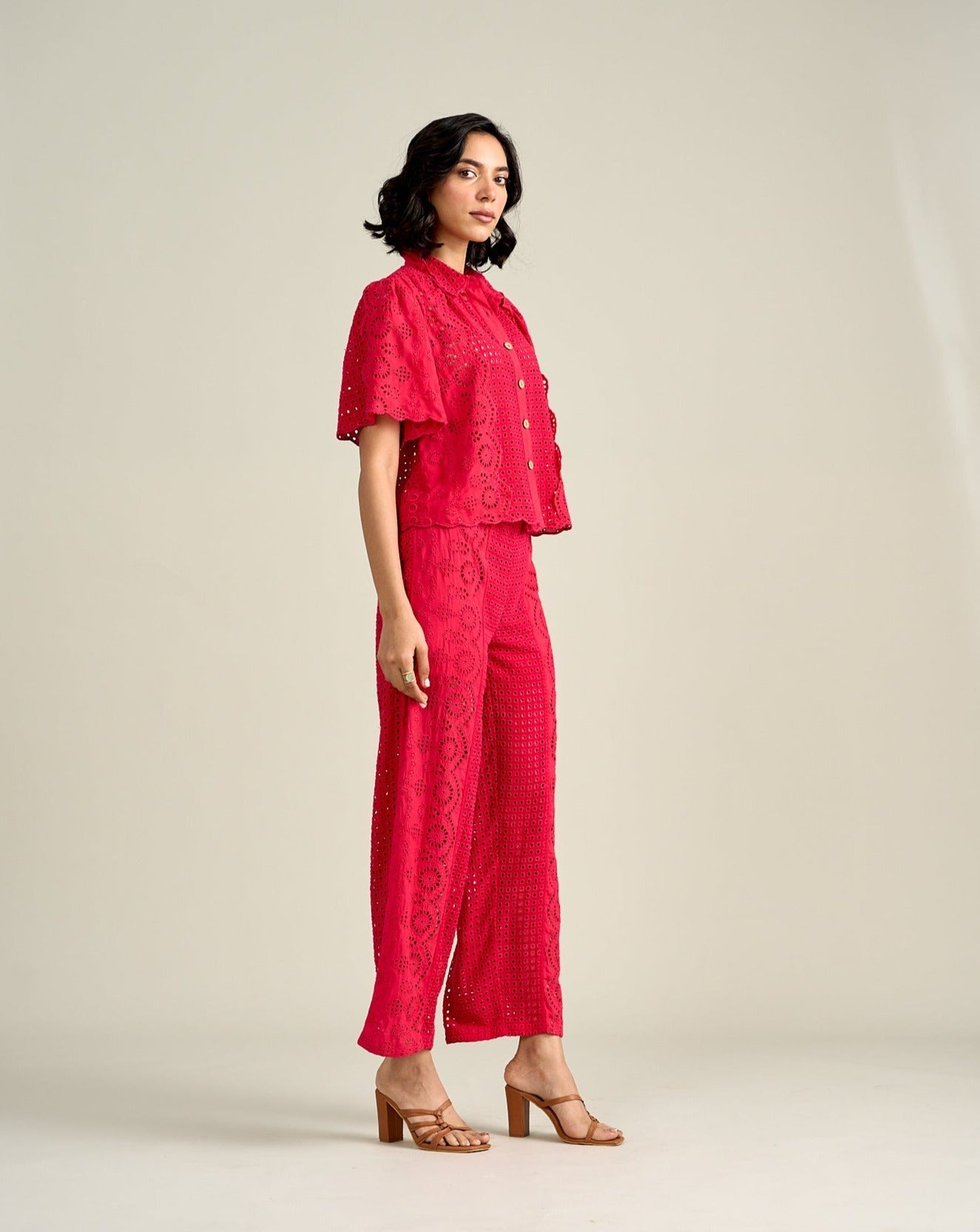 Tushita Mehta In Our Elsa Schiffli Top