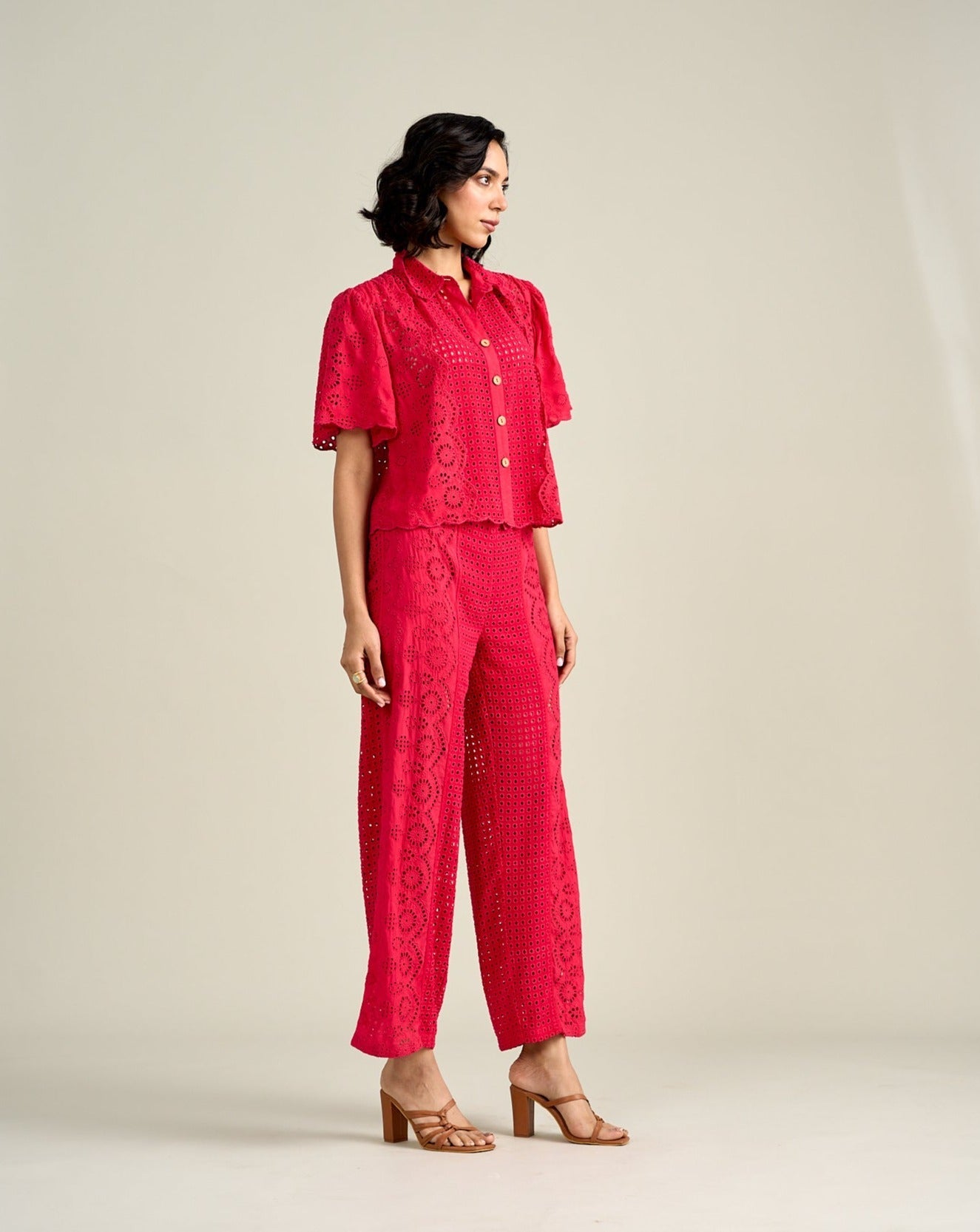 Tushita Mehta In Our Elsa Schiffli Pants