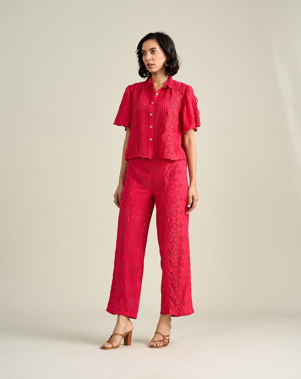 Tushita Mehta In Our Elsa Schiffli Pants