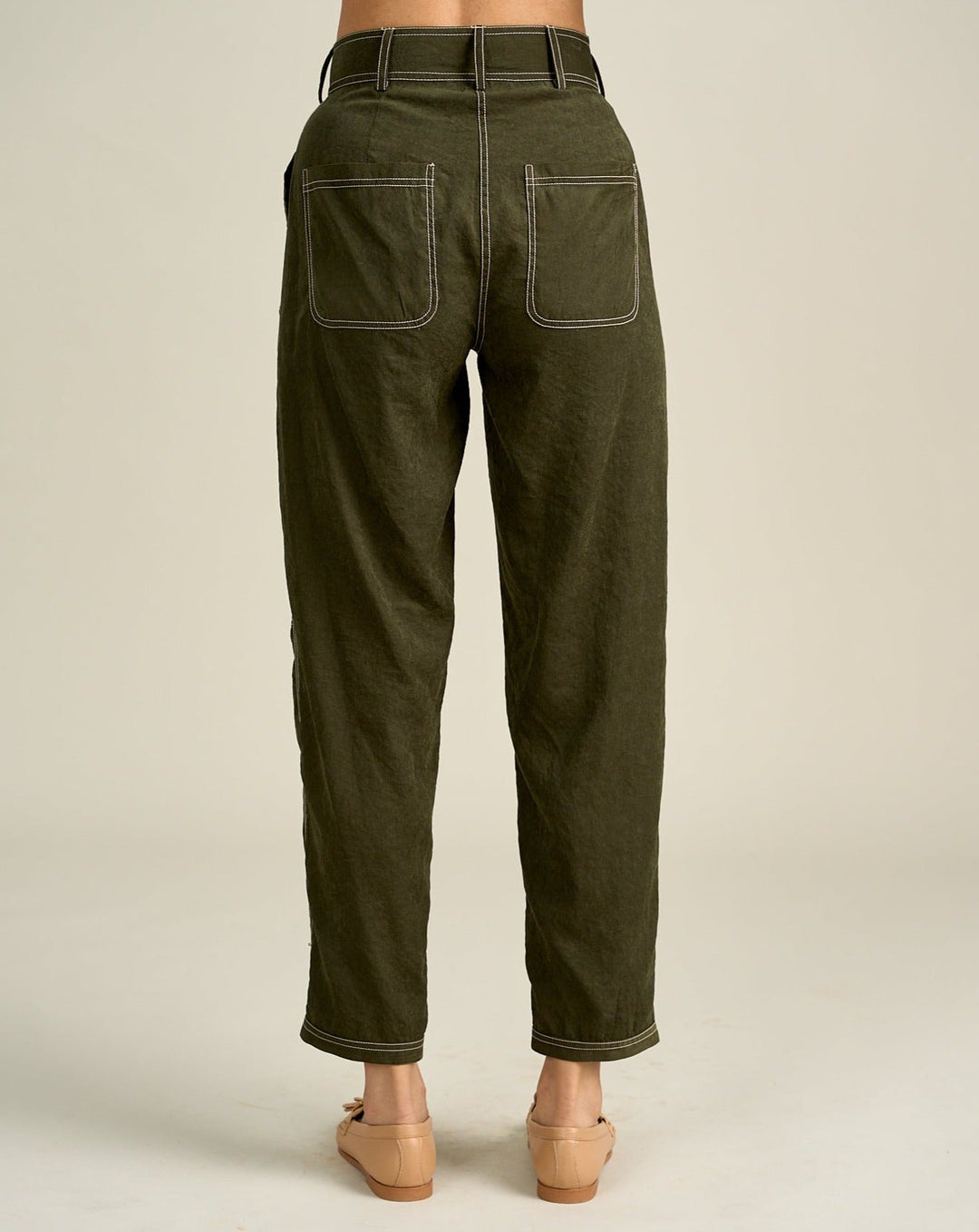 Nriti Shah In Our Emma Olive Pants