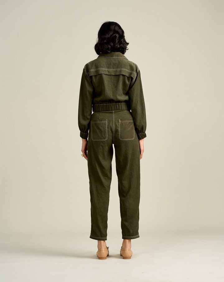 Nriti Shah In Our Emma Olive Jacket