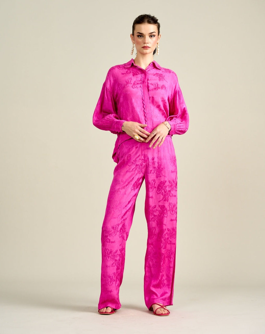 Lily Jacquard Pants
