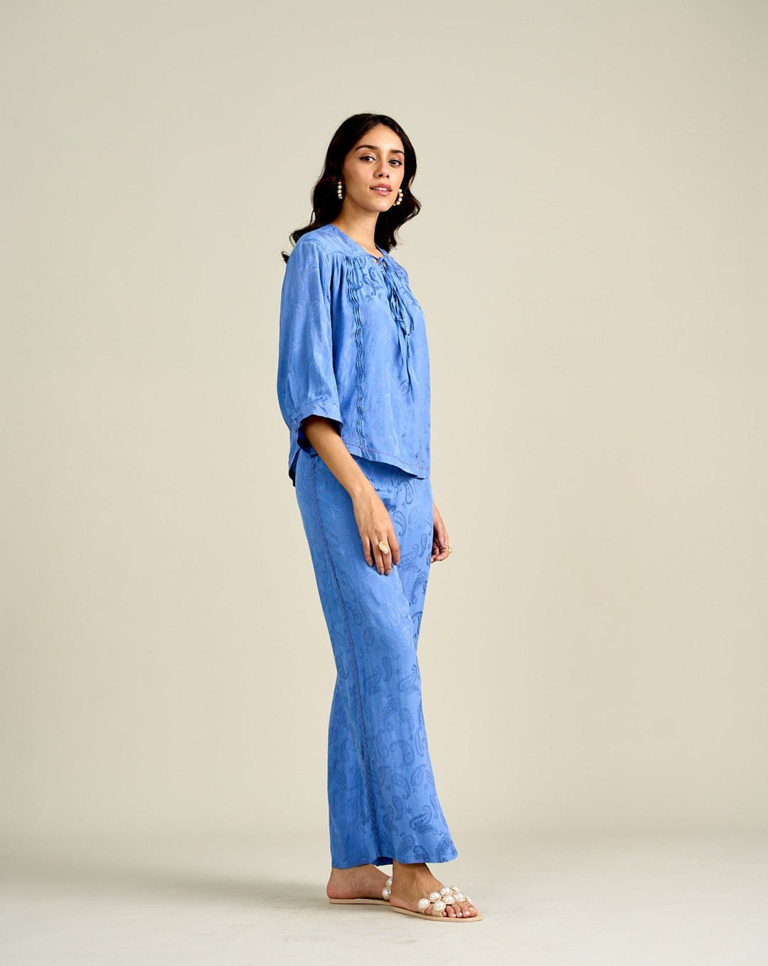 Ellie Jacquard Pants