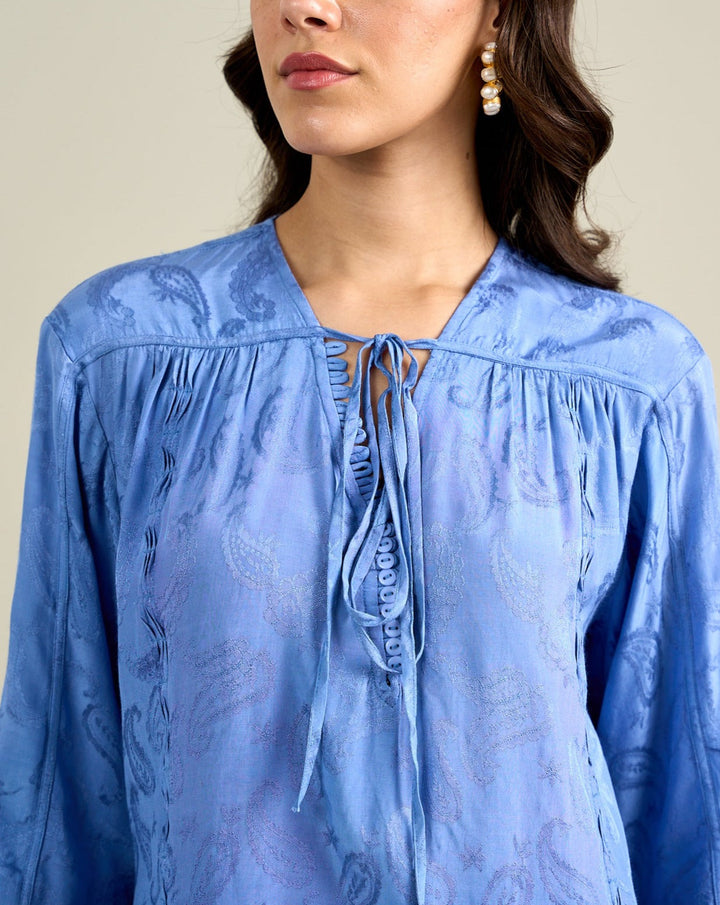 Ellie Jacquard Top