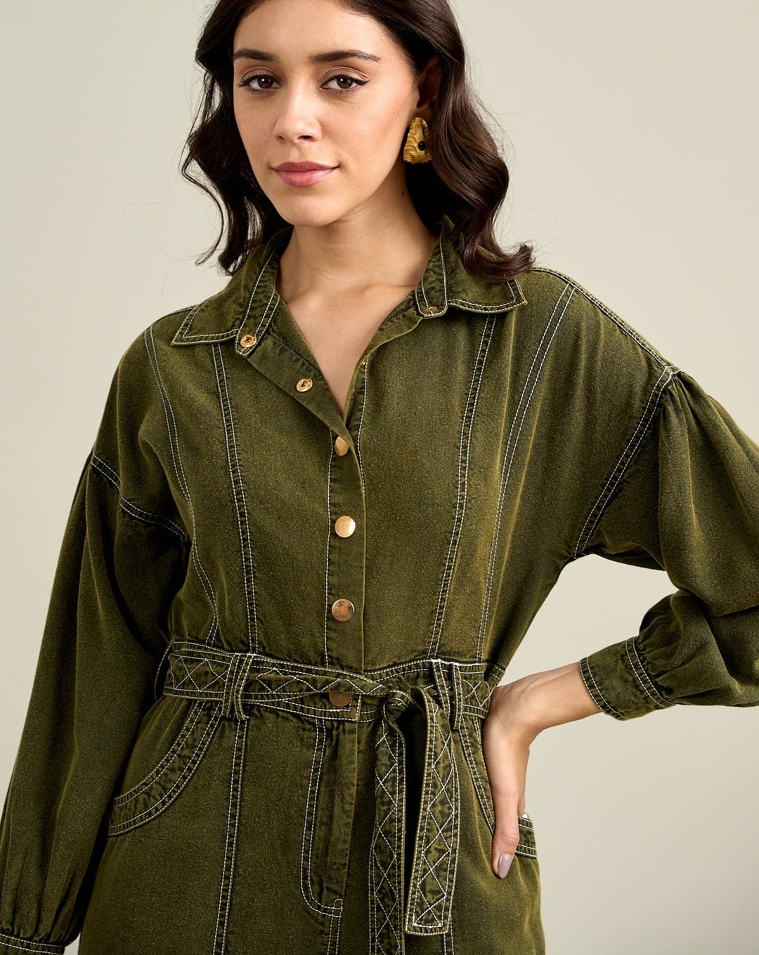 Kendal Olive Jumpsuit