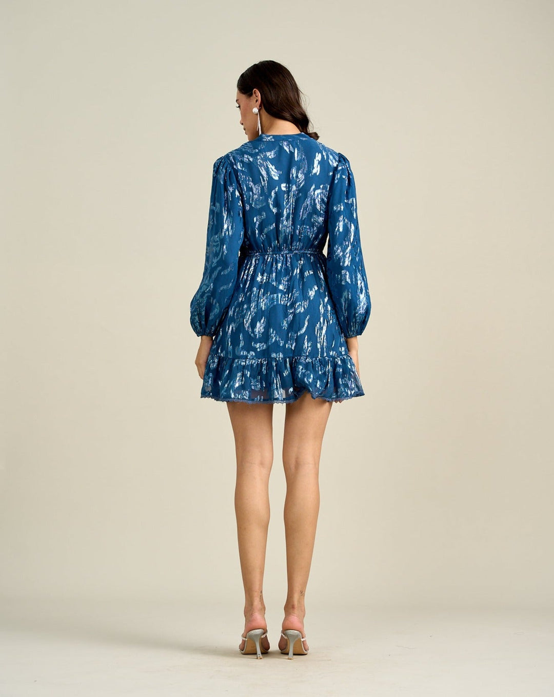 Sapphire Lurex Dress