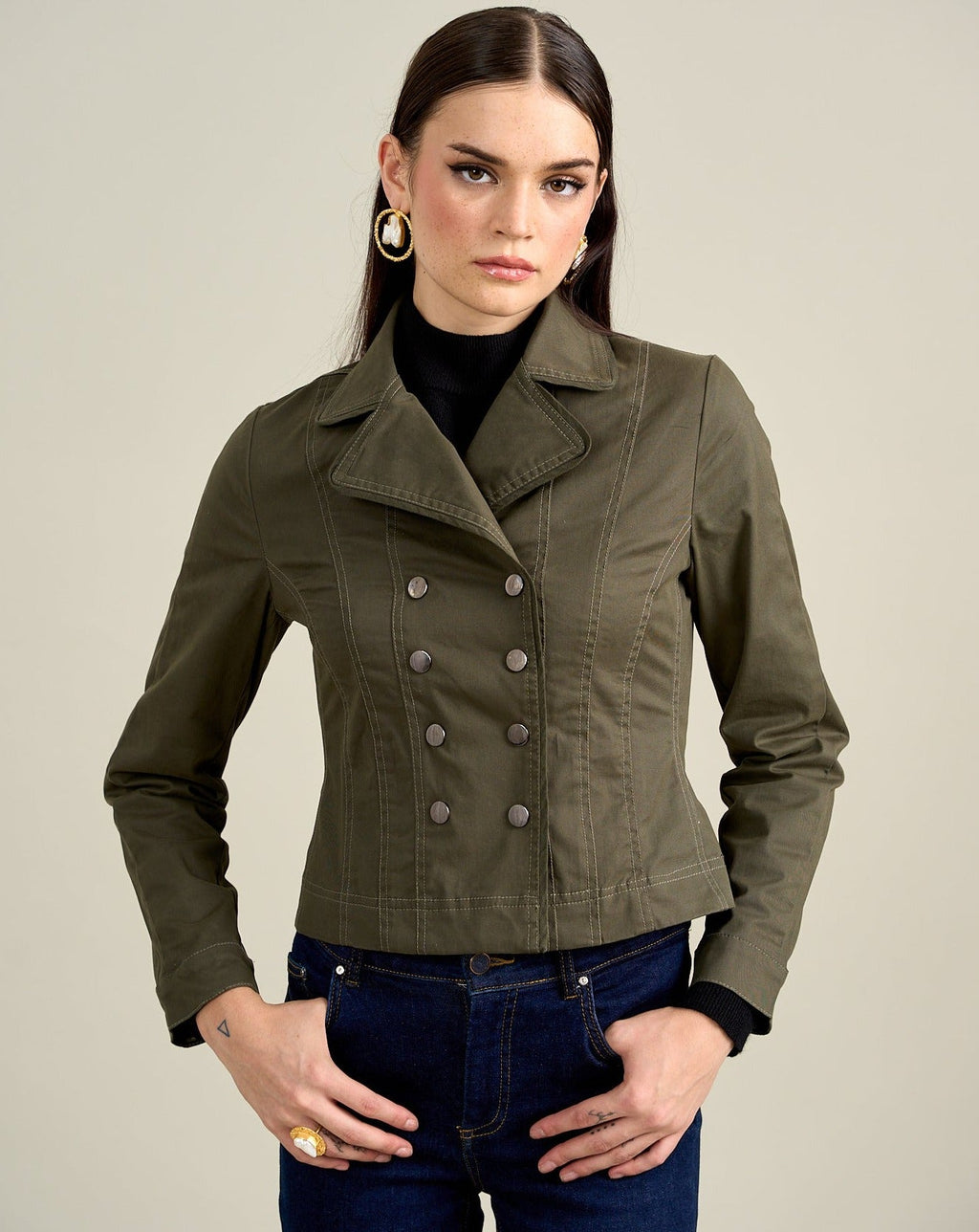 Harper Olive Jacket