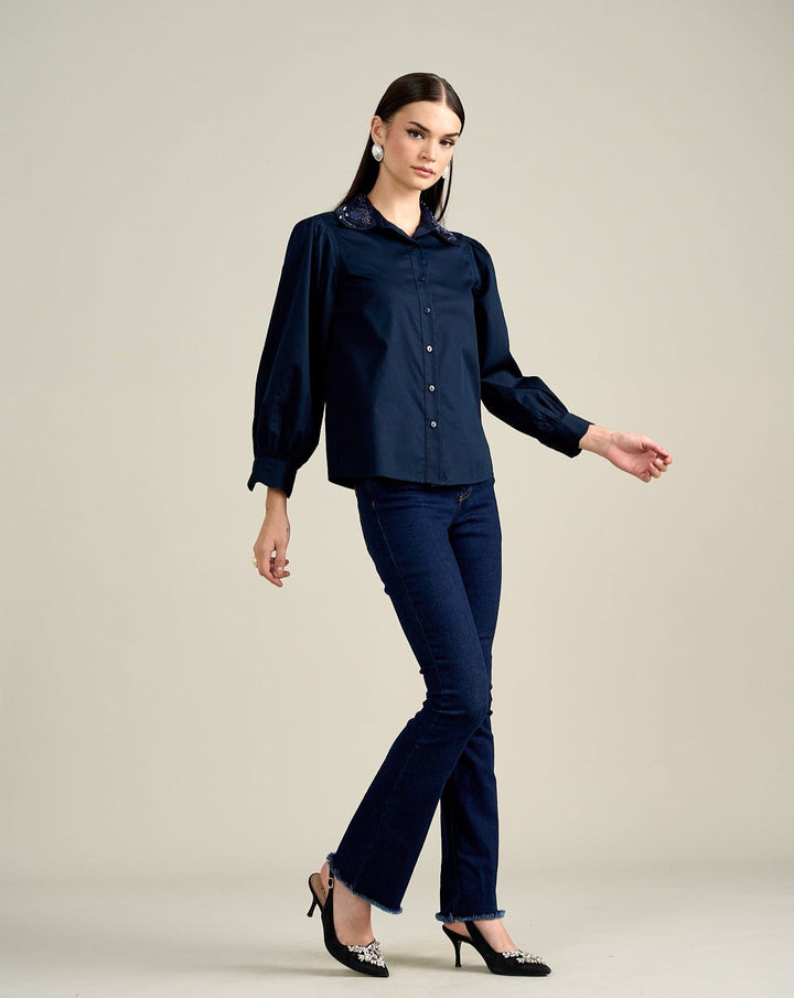Erin Blue Shirt