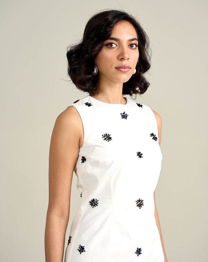 Saanchi Gilani In Our Laura White Dress