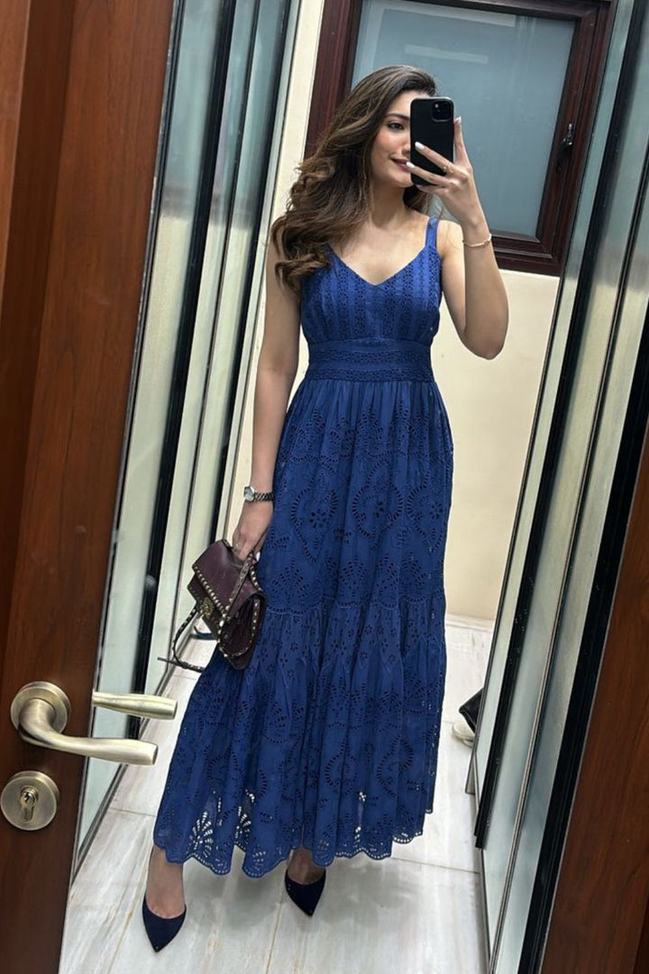 Tushita Mehta In Our Ellie Schiffli Dress