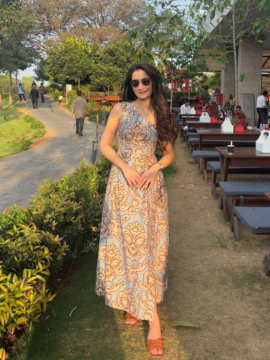 Kiara Printed Dress