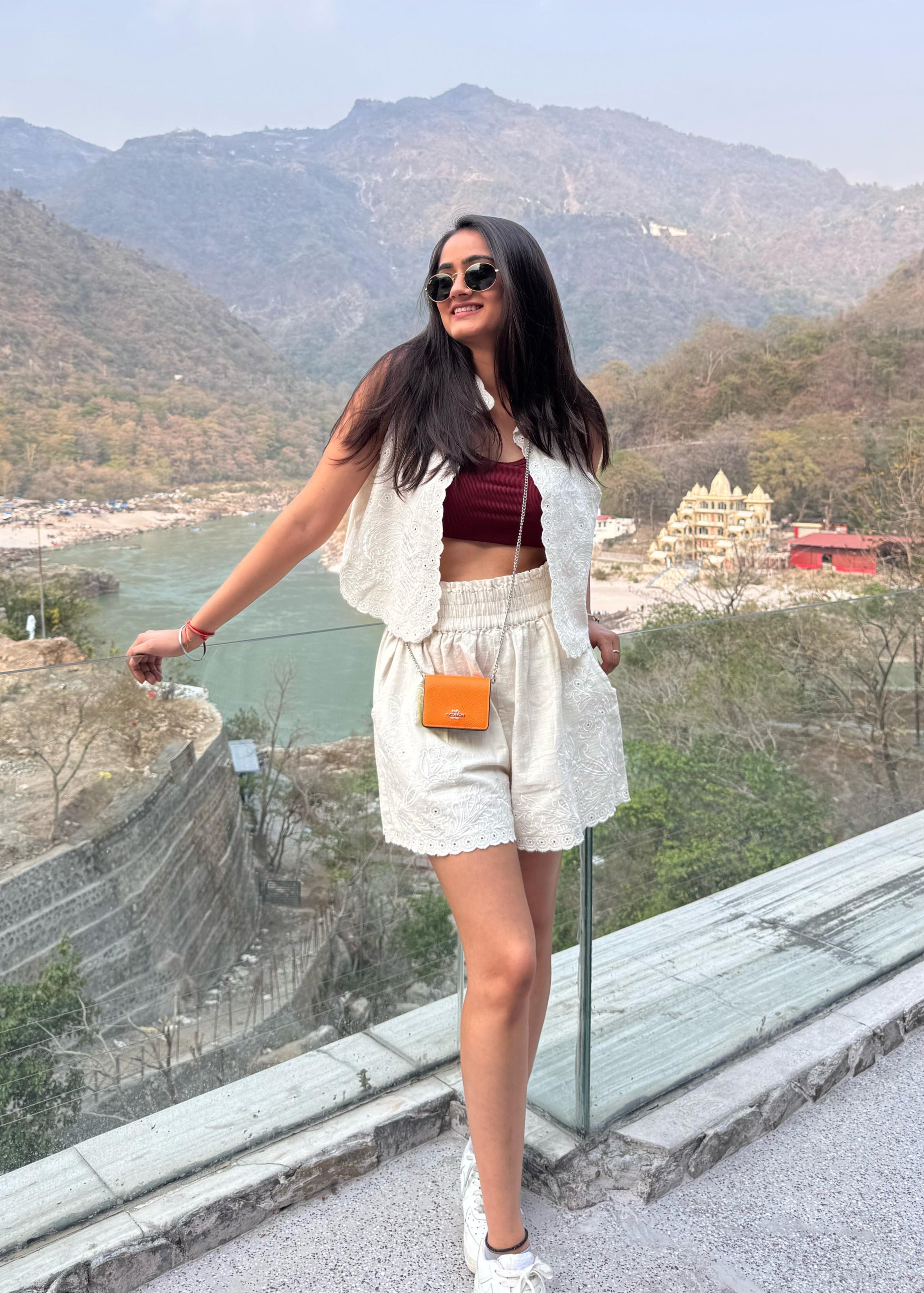 Vanya Bahl in our Frida Shorts