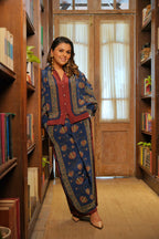 Tina Kakkad in our Cynthia Mulberry Blouse