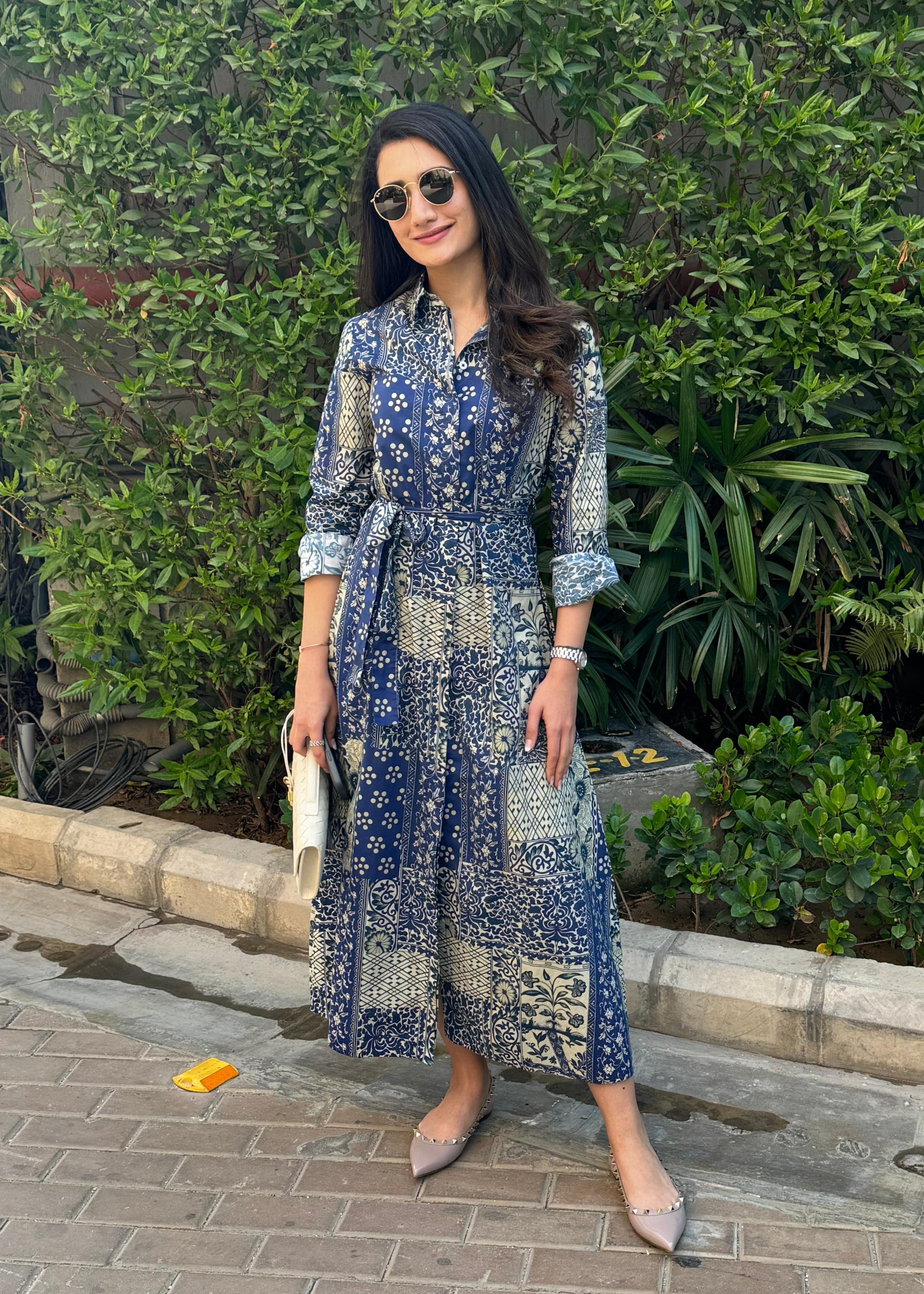 Tushita Mehta in our Miranda Dress