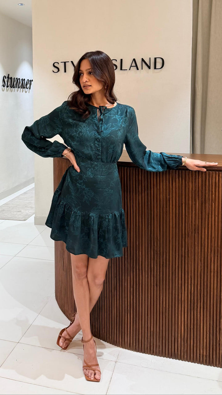 Ayesha Amin Nigam in our Florence Jacquard Dress