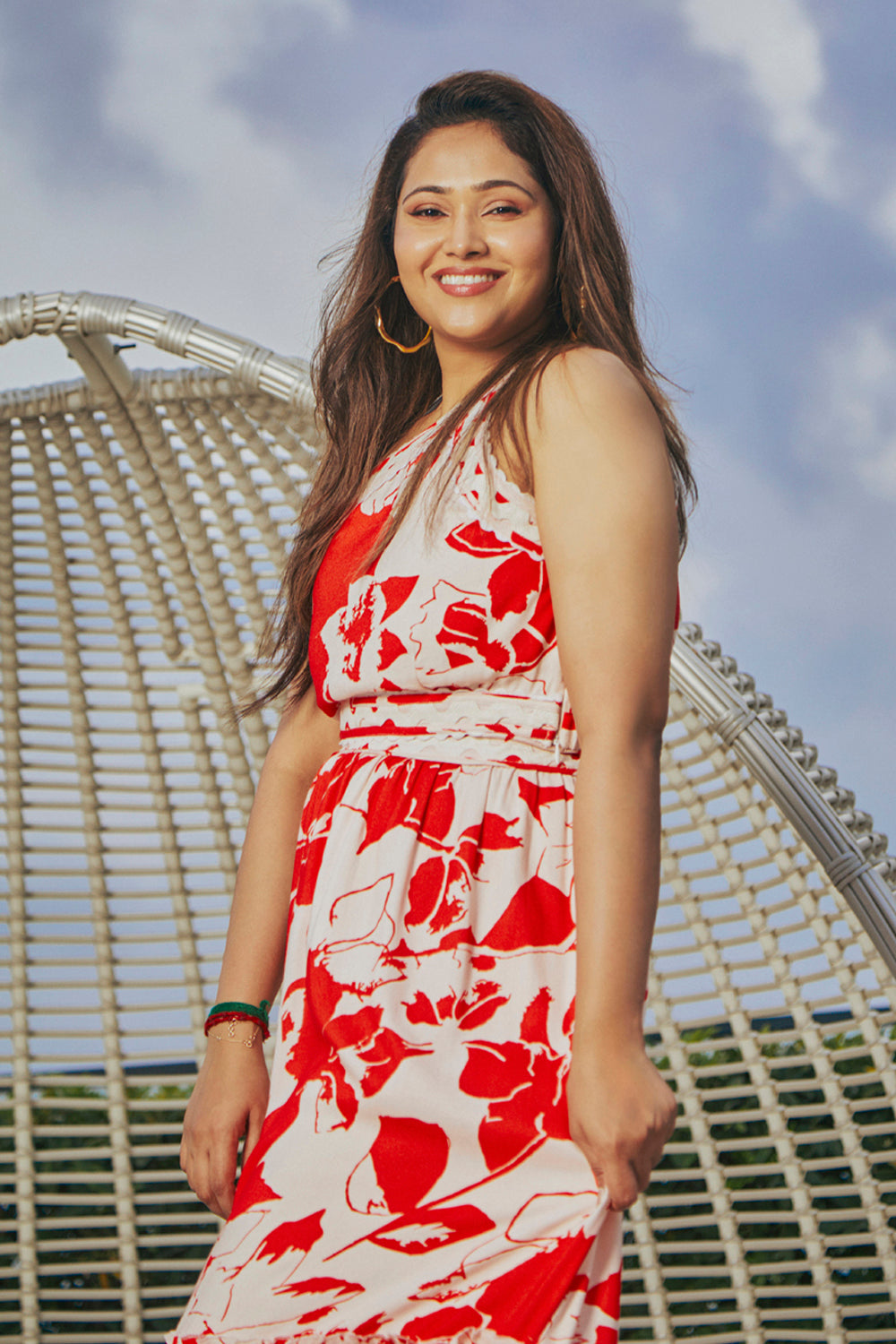 Priya Mohan In Our Lina One Shoulder Top