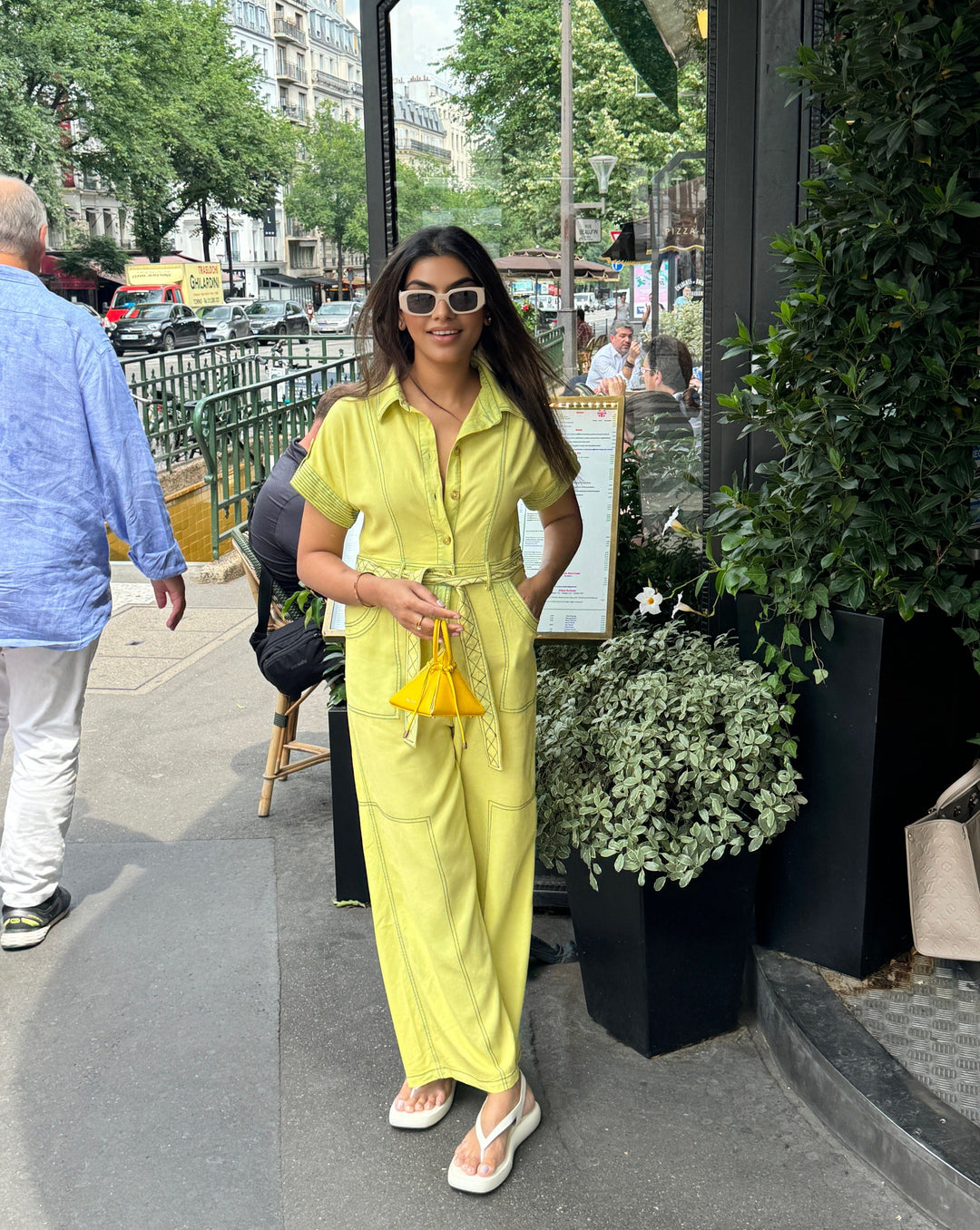 Adele Lime Jumpsuit